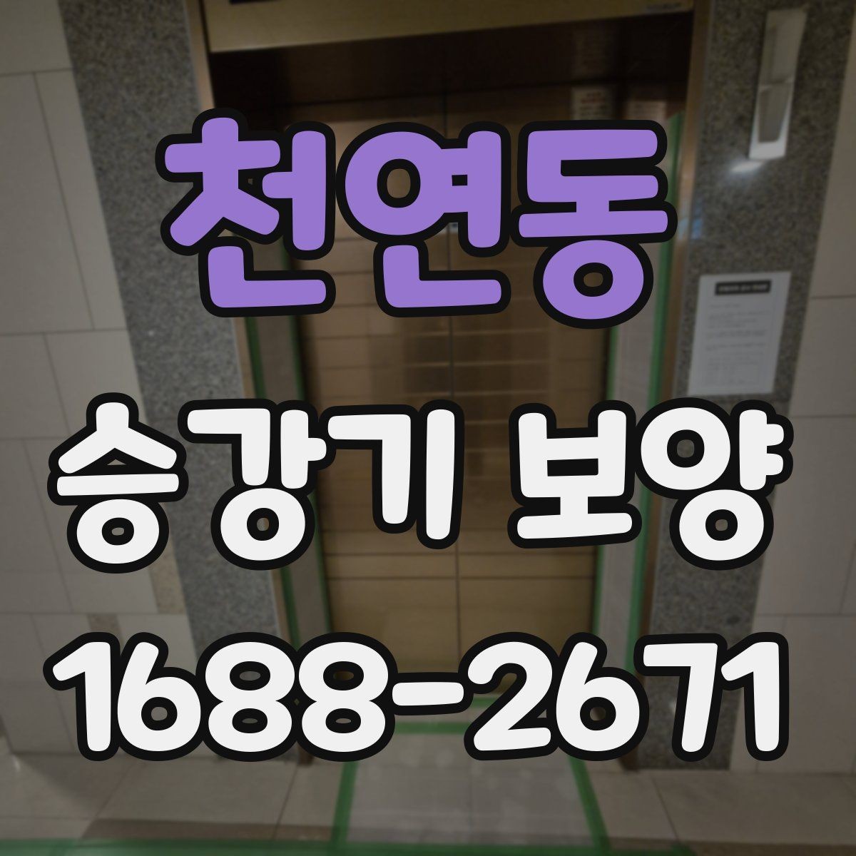 천연동 승강기 보양 현장별 위험 요소와 대응 방법