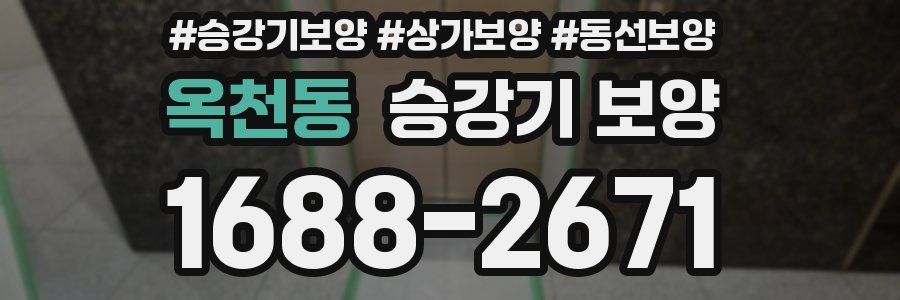 옥천동 승강기 보양