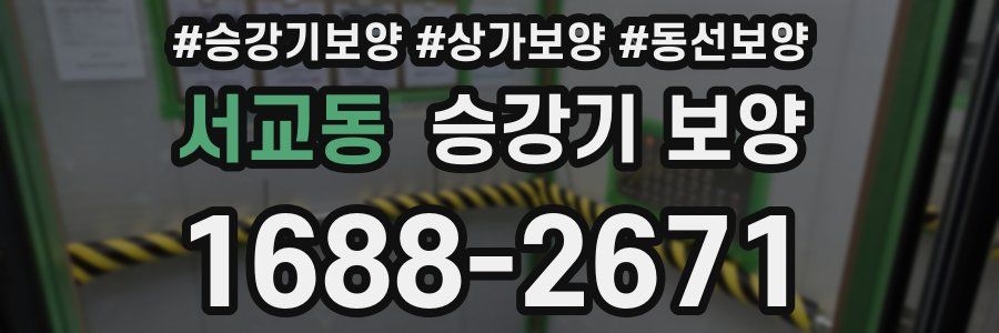 서교동 승강기 보양