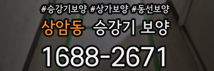 상암동 승강기 보양