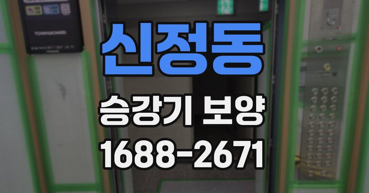 신정동 승강기 보양