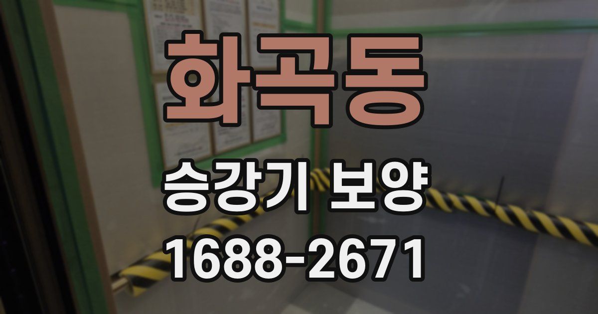화곡동 승강기 보양
