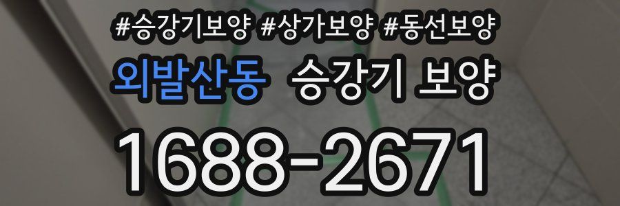 외발산동 승강기 보양