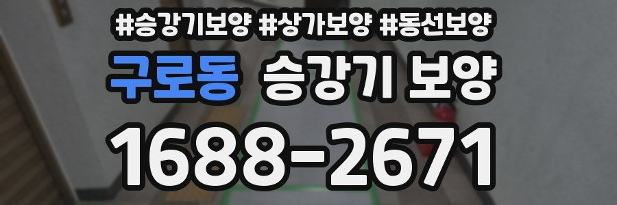 구로동 승강기 보양