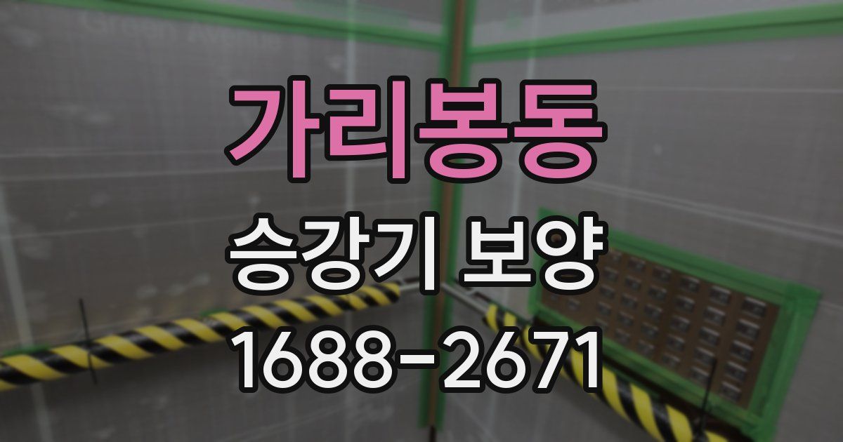 가리봉동 승강기 보양