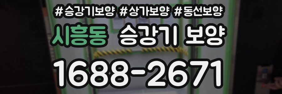시흥동 승강기 보양
