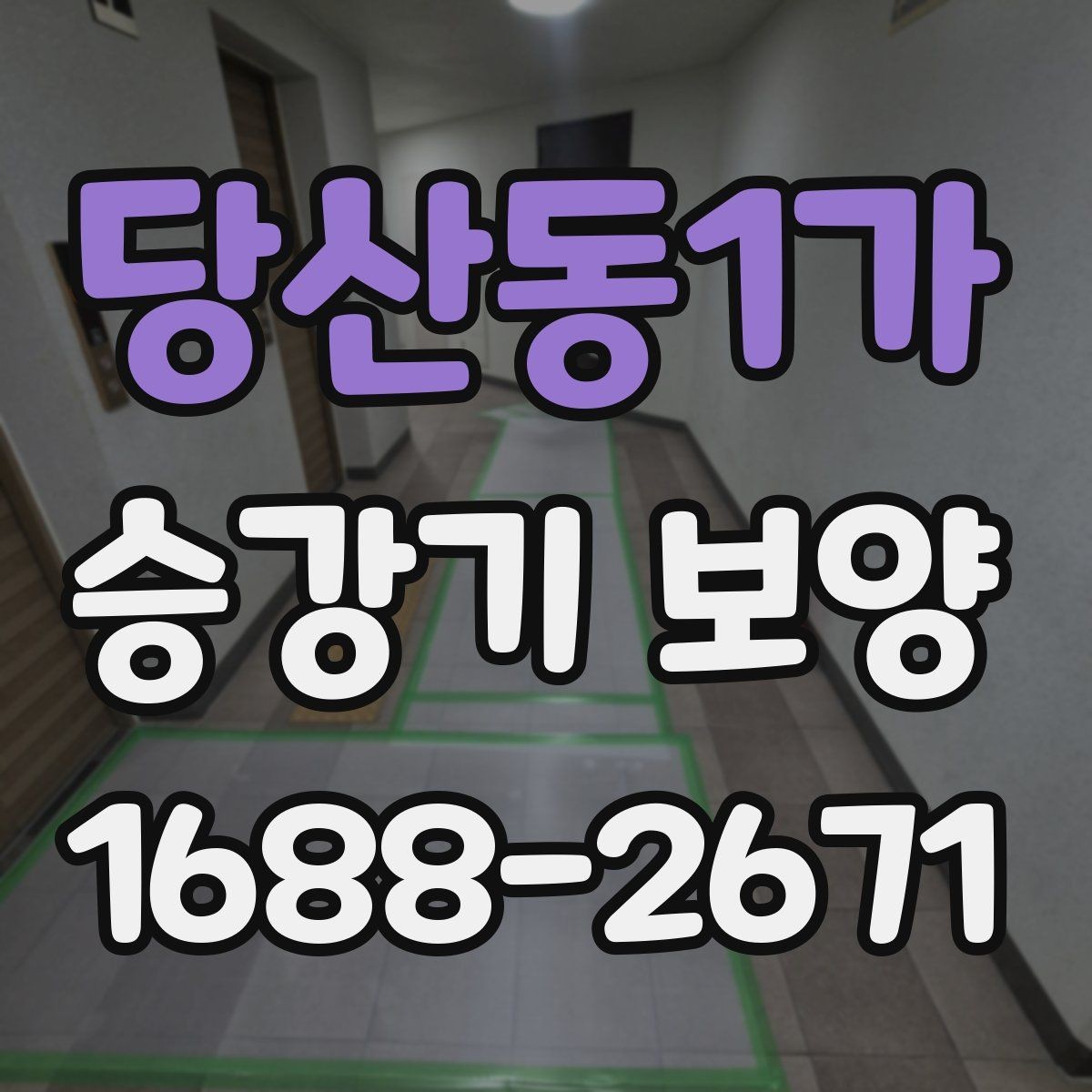 당산동1가 승강기 보양 적용 범위는 어디까지일까