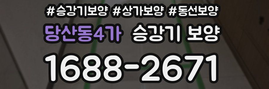 당산동4가 승강기 보양