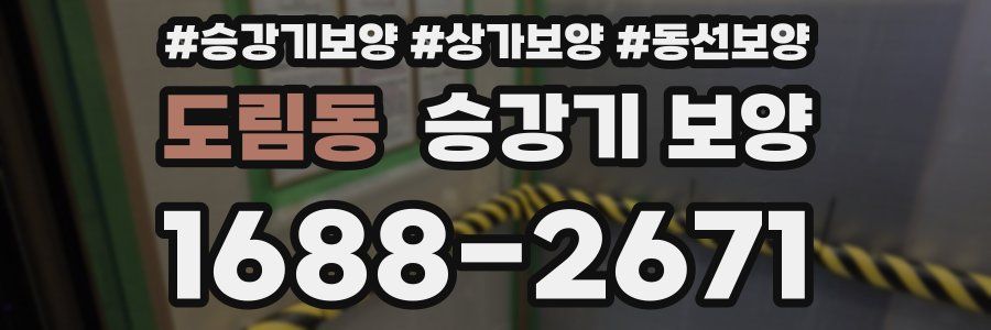 도림동 승강기 보양