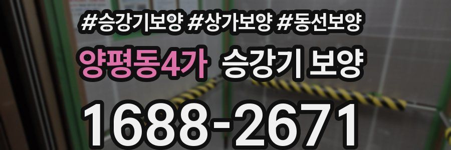 양평동4가 승강기 보양