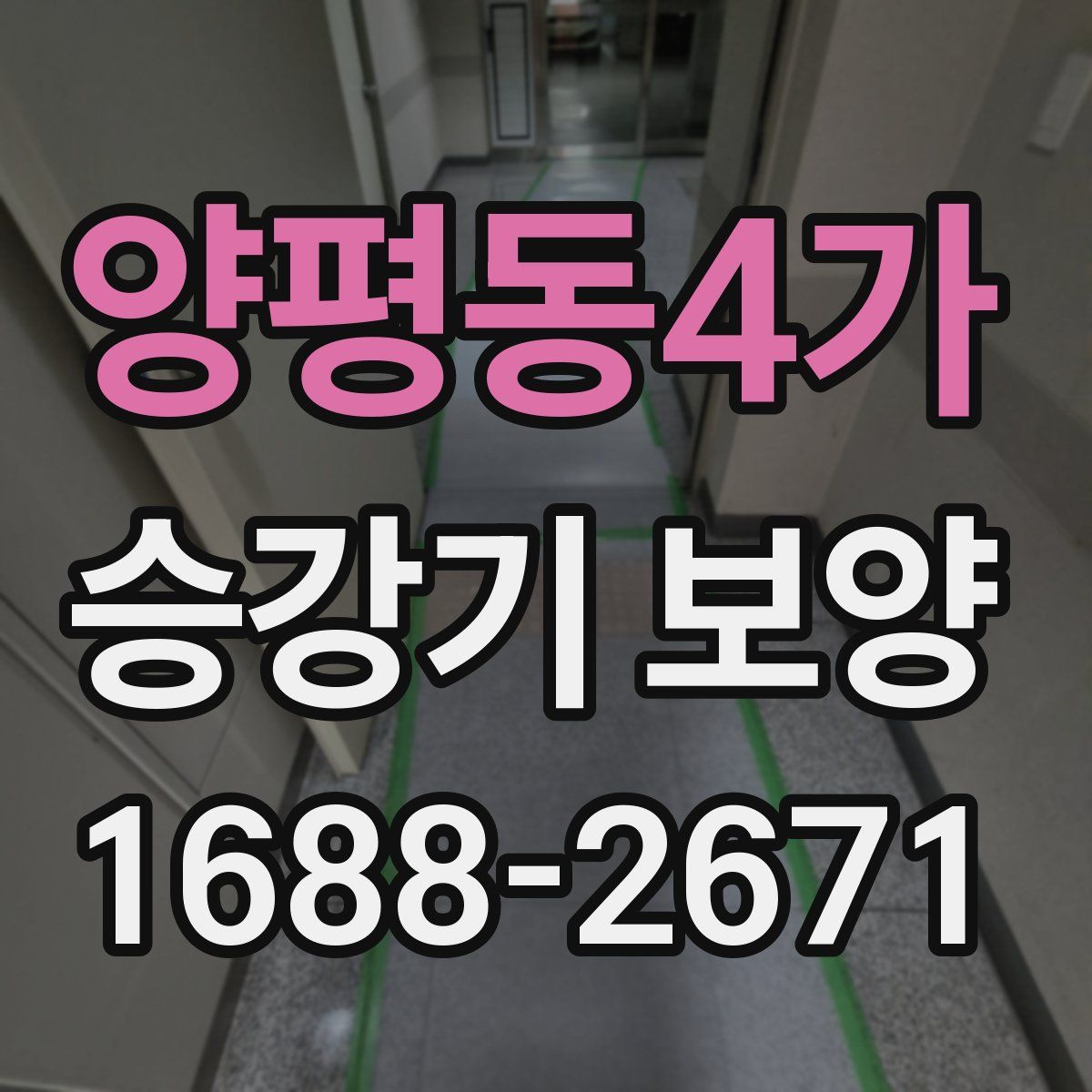 양평동4가 승강기 보양