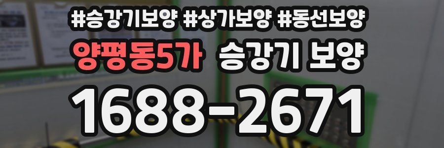 양평동5가 승강기 보양