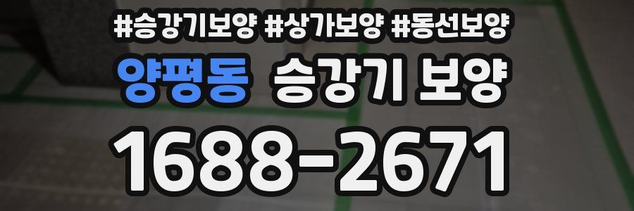 양평동 승강기 보양