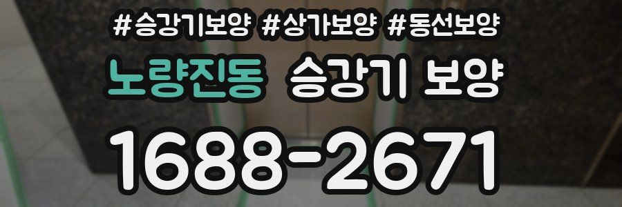 노량진동 승강기 보양