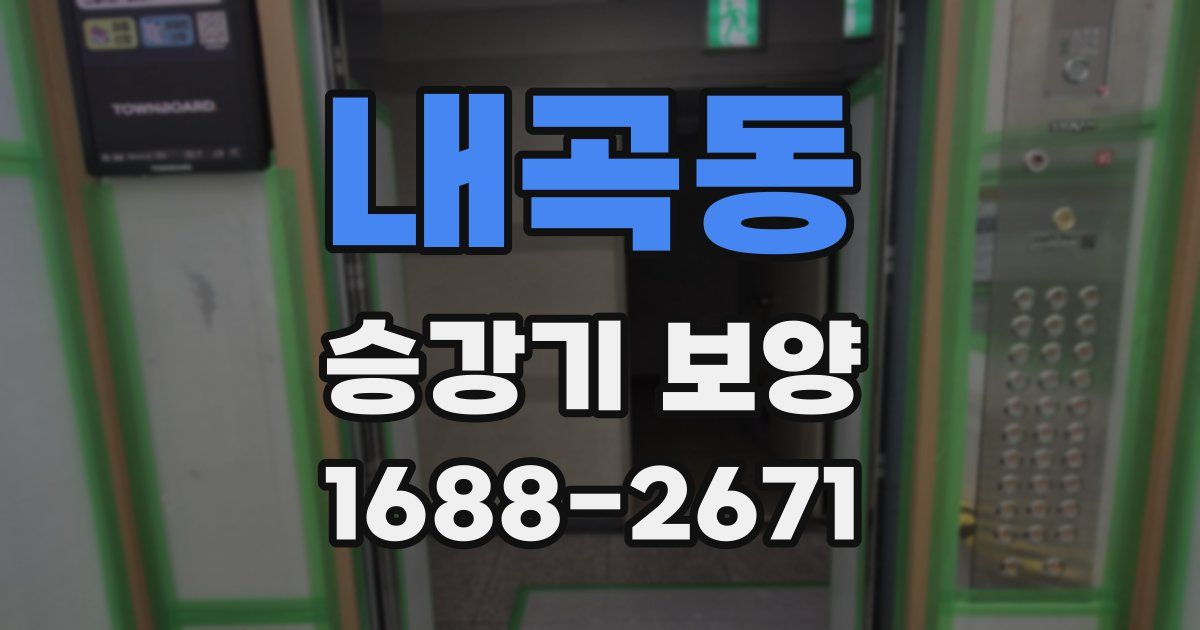 내곡동 승강기 보양