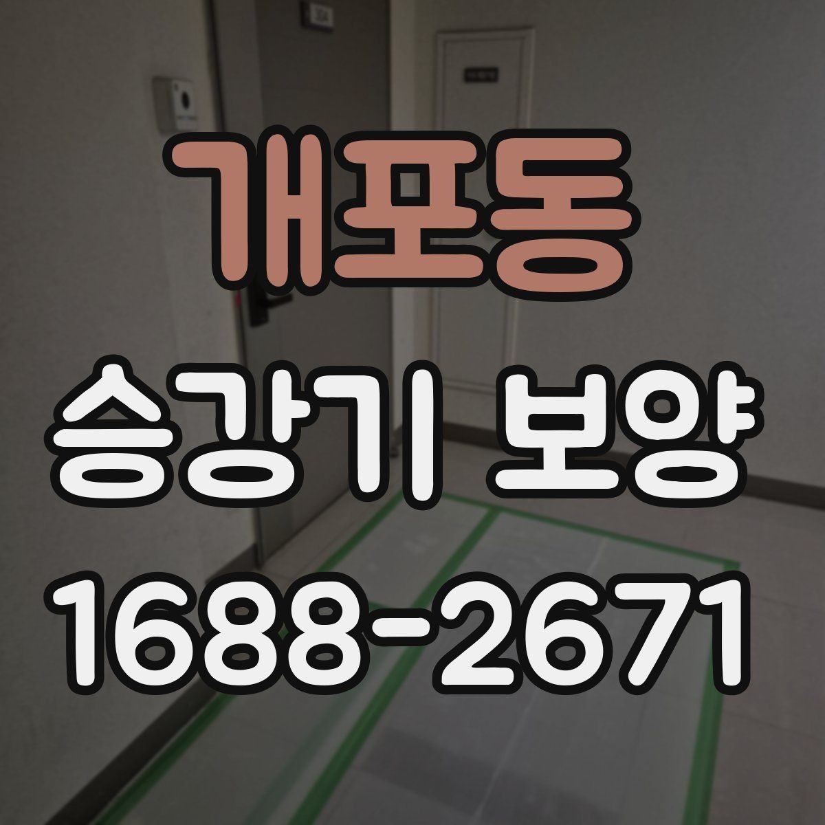 개포동 승강기 보양 비용 문의 전 알아둘 기본 정보