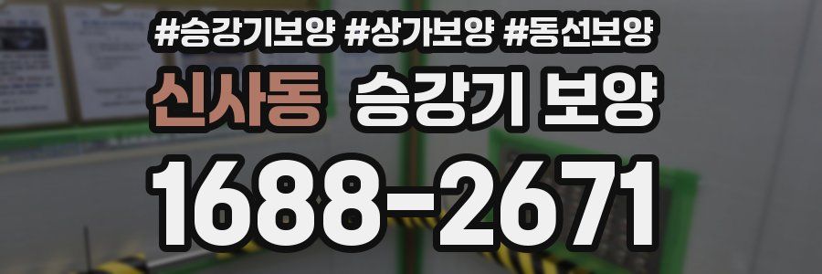 신사동 승강기 보양