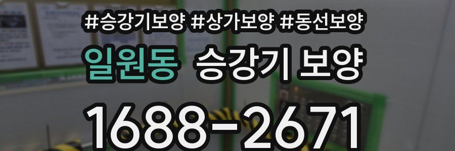 일원동 승강기 보양
