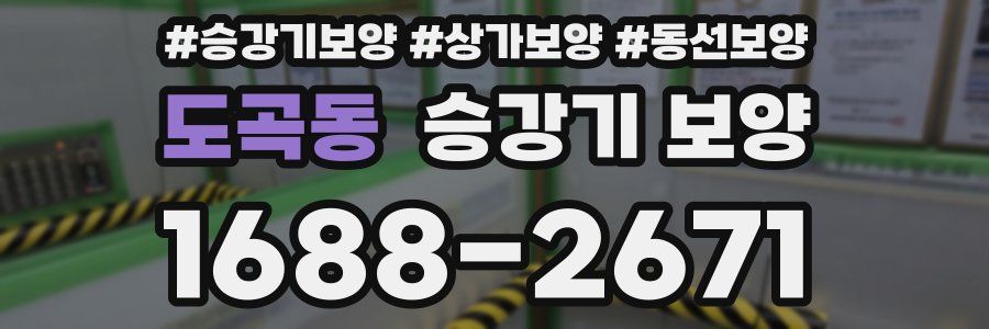 도곡동 승강기 보양