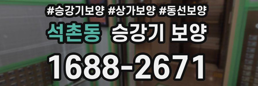 석촌동 승강기 보양