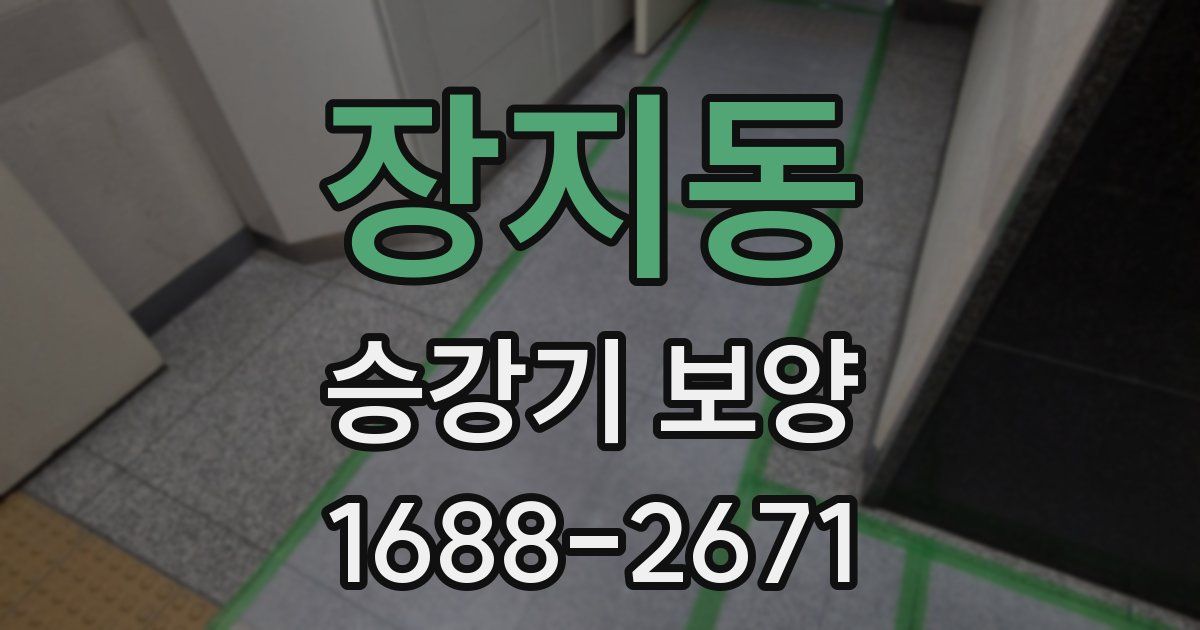 장지동 승강기 보양