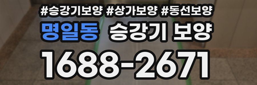 명일동 승강기 보양