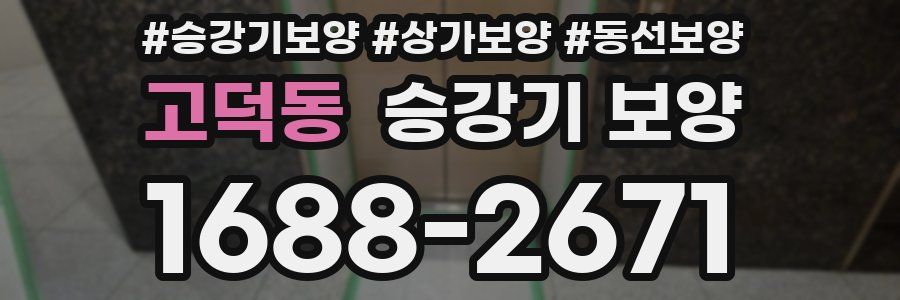 고덕동 승강기 보양