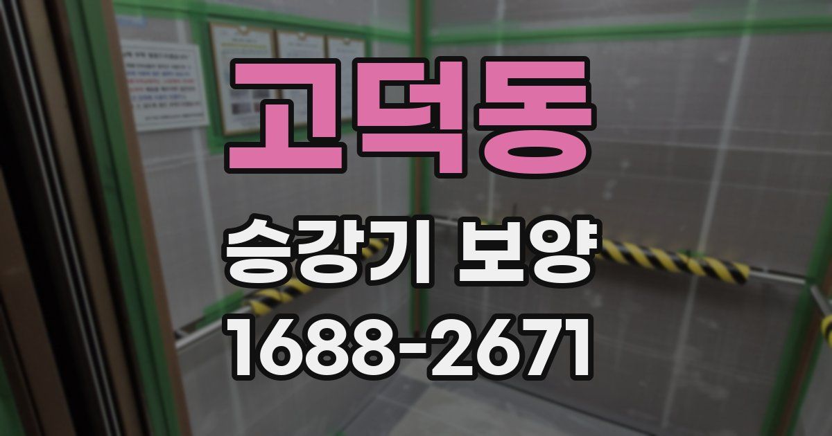 고덕동 승강기 보양