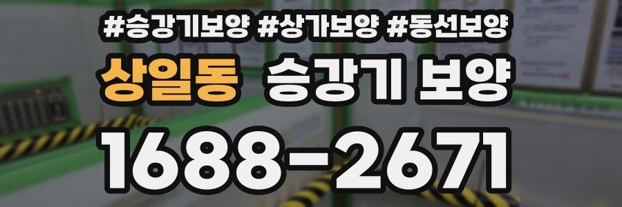 상일동 승강기 보양