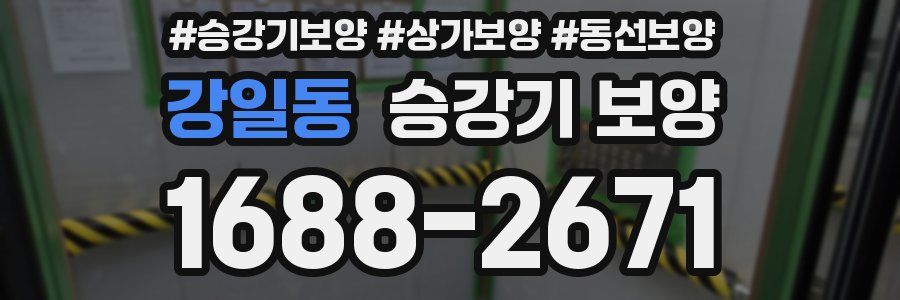 강일동 승강기 보양
