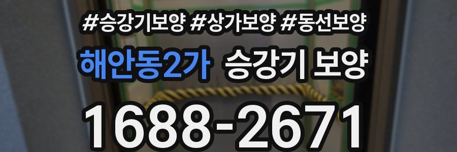 해안동2가 승강기 보양