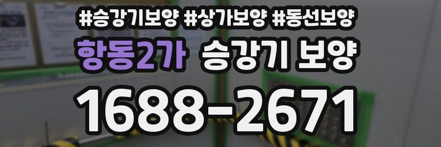 항동2가 승강기 보양