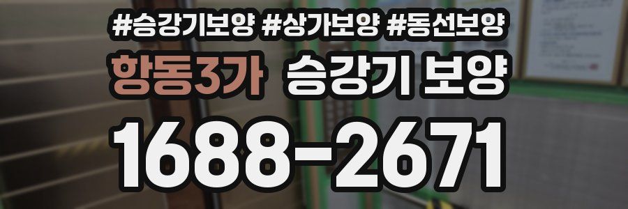 항동3가 승강기 보양