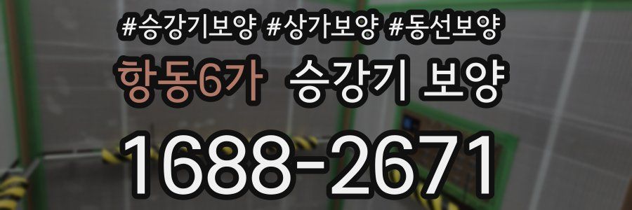 항동6가 승강기 보양