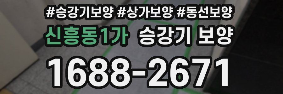 신흥동1가 승강기 보양