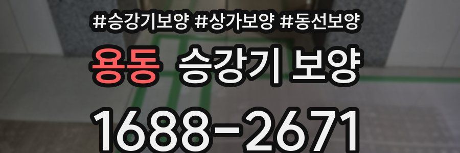 용동 승강기 보양