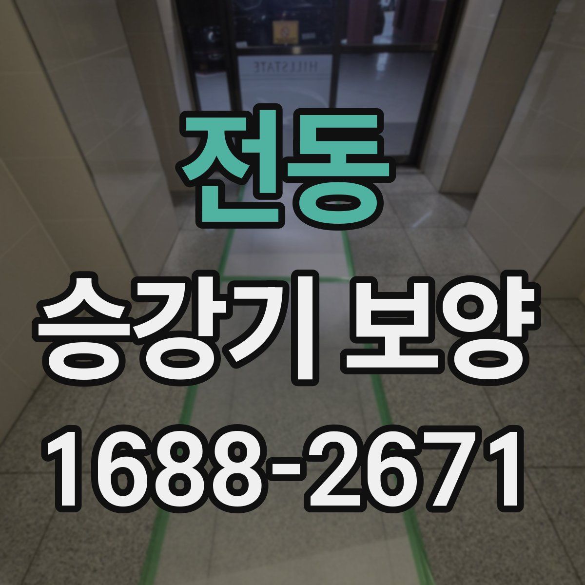 전동 승강기 보양
