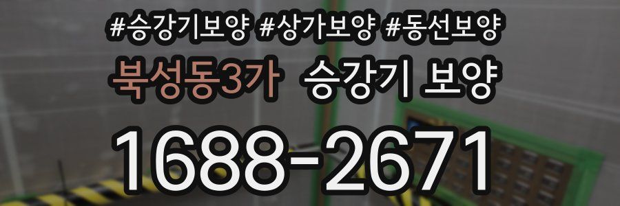 북성동3가 승강기 보양