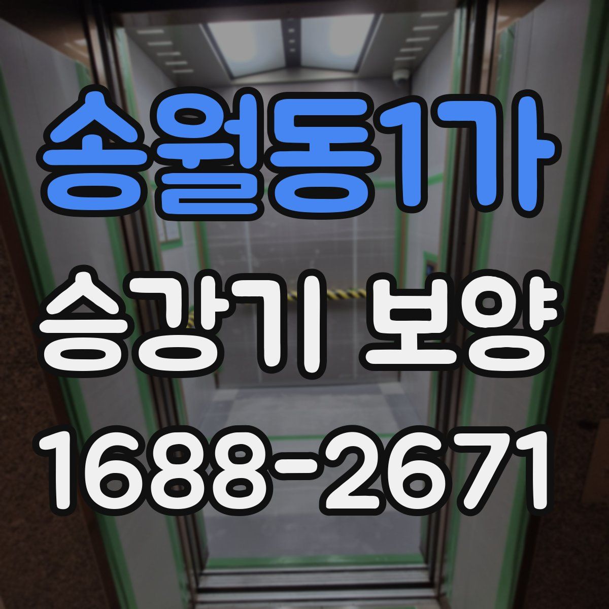 송월동1가 승강기 보양