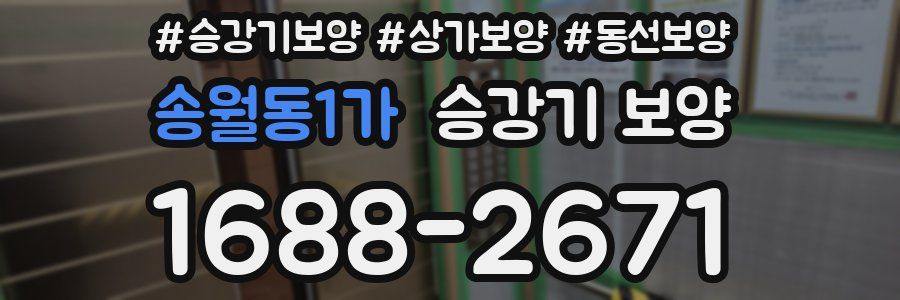 송월동1가 승강기 보양