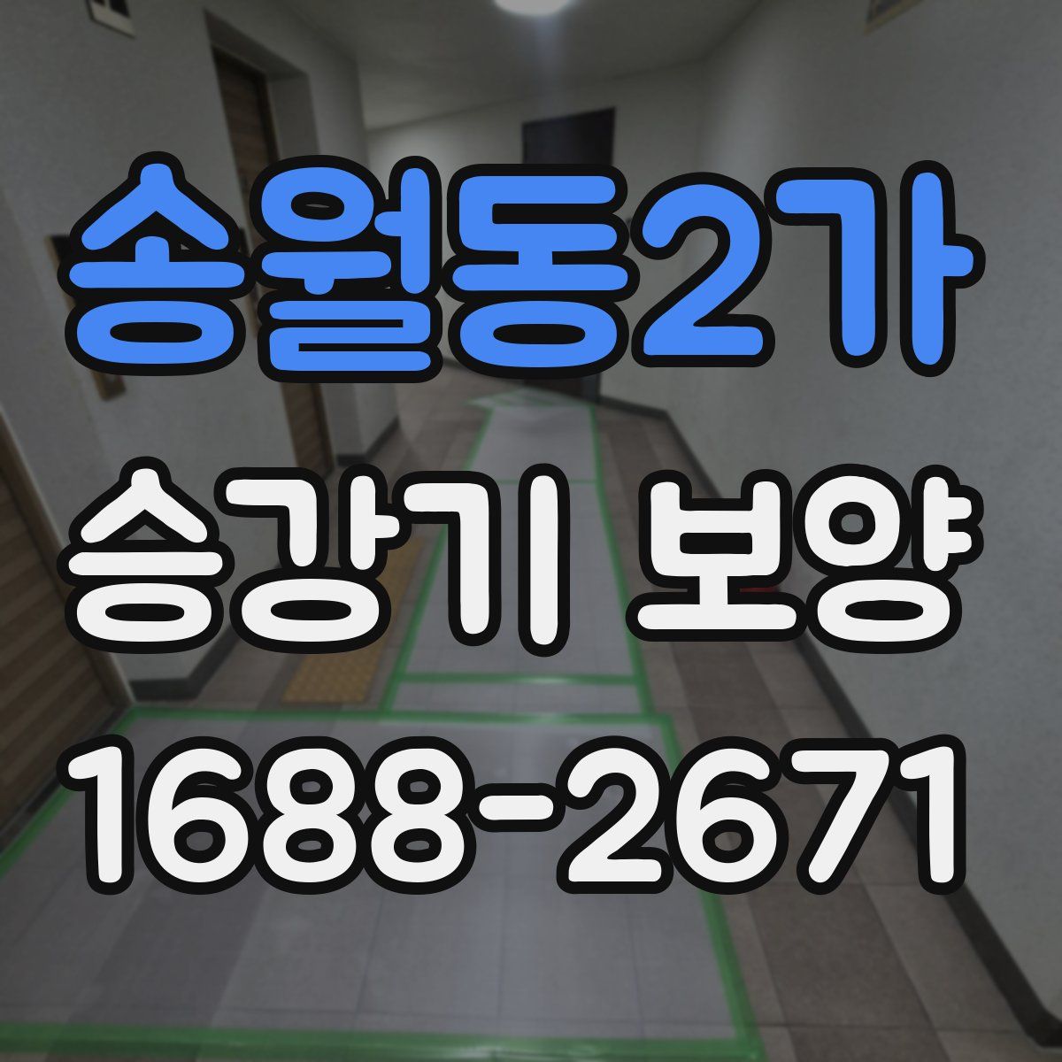 송월동2가 승강기 보양