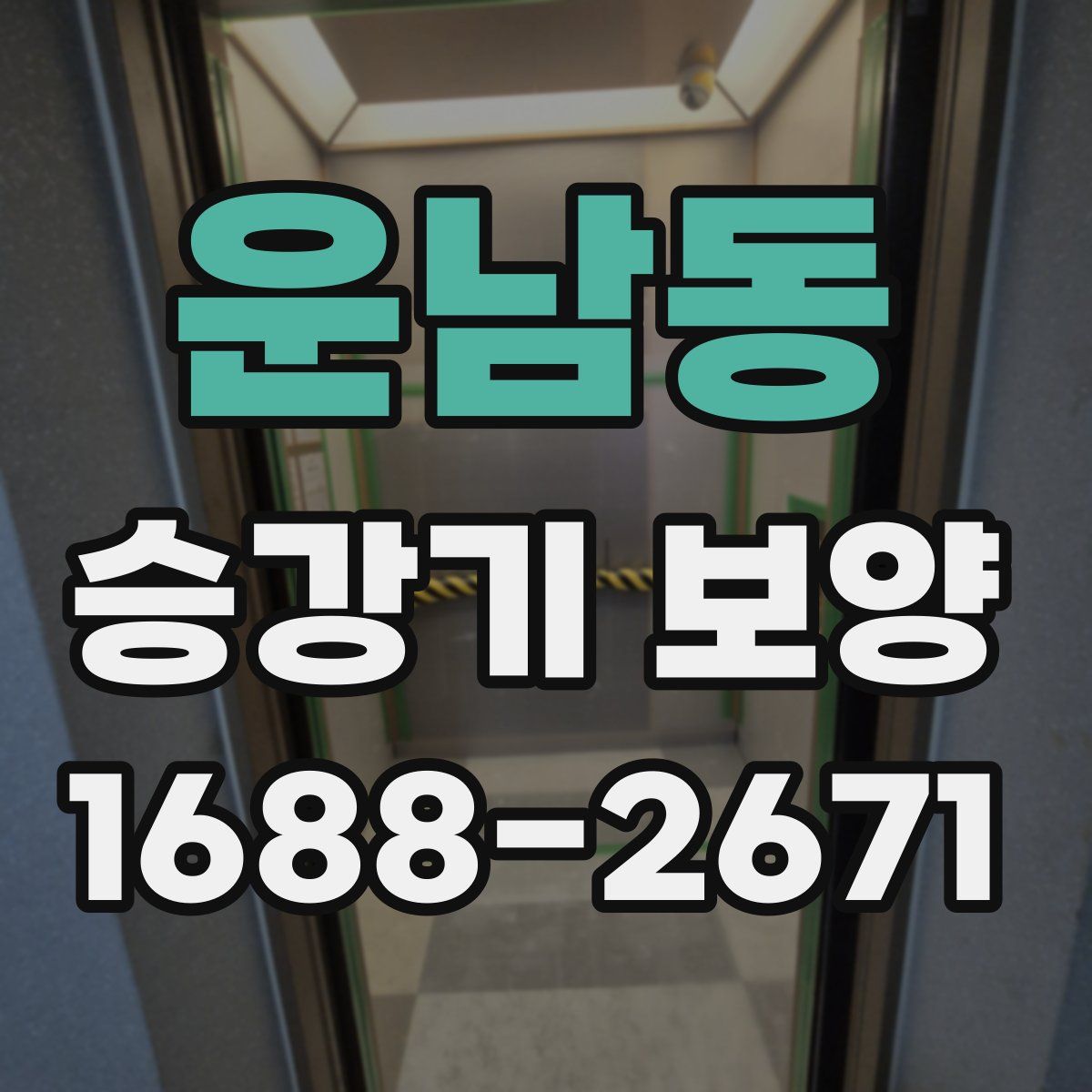 운남동 승강기 보양