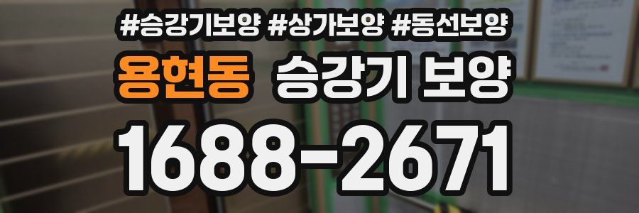 용현동 승강기 보양