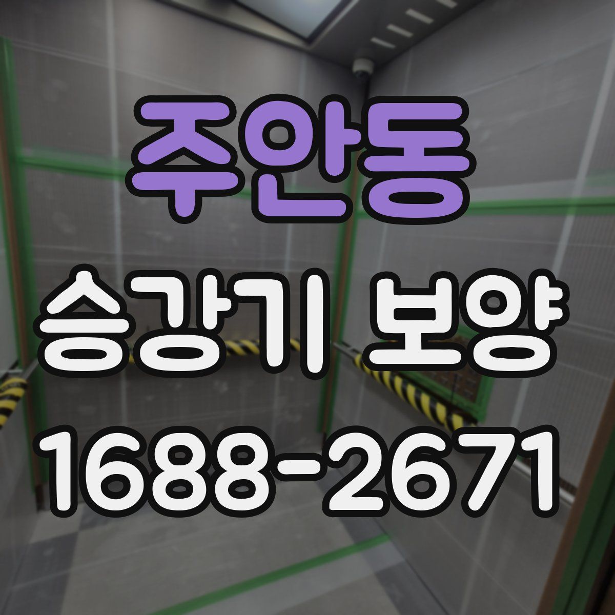 주안동 승강기 보양