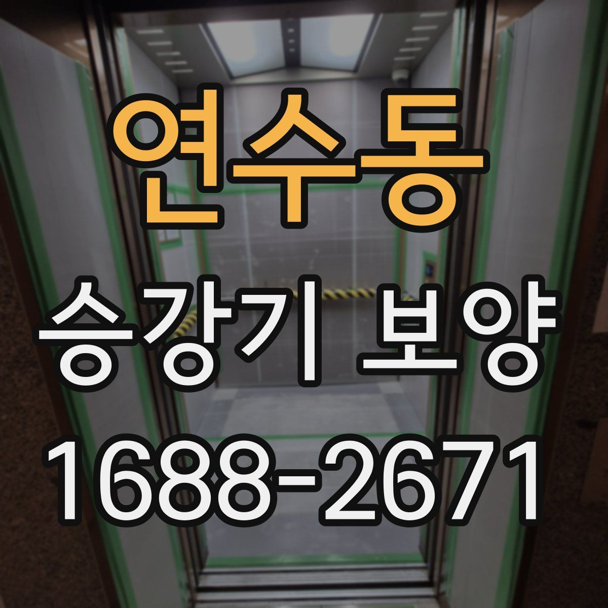 연수동 승강기 보양