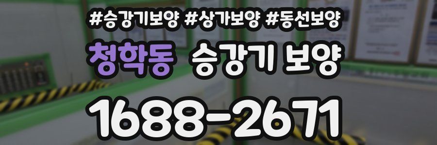 청학동 승강기 보양