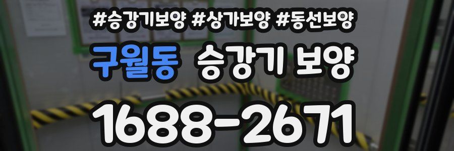 구월동 승강기 보양