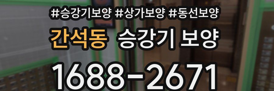 간석동 승강기 보양