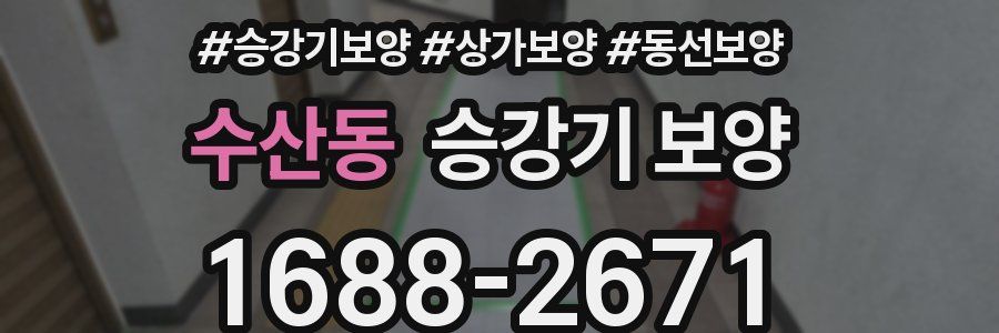 수산동 승강기 보양