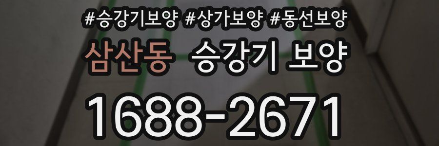 삼산동 승강기 보양